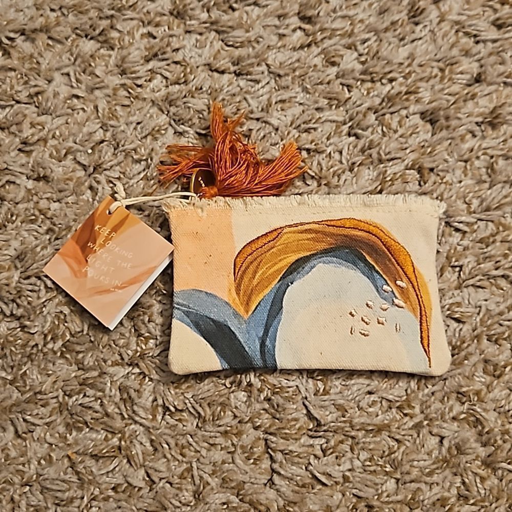 Fringe Studio canvas coin purse
